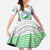 Djibouti Roots Kid Short Sleeve Dress Urban Streetwear with African Tribal Design & Patriotic Elements