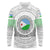 Djibouti Roots Long Sleeve Polo Shirt Urban Streetwear with African Tribal Design & Patriotic Elements