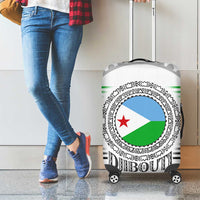 Djibouti Roots Luggage Cover Urban Streetwear with African Tribal Design & Patriotic Elements