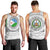 Djibouti Roots Men Tank Top Urban Streetwear with African Tribal Design & Patriotic Elements