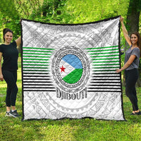 Djibouti Roots Quilt Urban Streetwear with African Tribal Design & Patriotic Elements