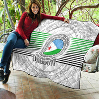 Djibouti Roots Quilt Urban Streetwear with African Tribal Design & Patriotic Elements