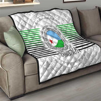 Djibouti Roots Quilt Urban Streetwear with African Tribal Design & Patriotic Elements