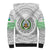 Djibouti Roots Sherpa Hoodie Urban Streetwear with African Tribal Design & Patriotic Elements
