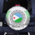 Djibouti Roots Spare Tire Cover Urban Streetwear with African Tribal Design & Patriotic Elements