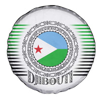 Djibouti Roots Spare Tire Cover Urban Streetwear with African Tribal Design & Patriotic Elements