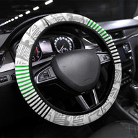 Djibouti Roots Steering Wheel Cover Urban Streetwear with African Tribal Design & Patriotic Elements
