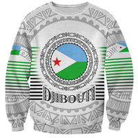 Djibouti Roots Sweatshirt Urban Streetwear with African Tribal Design & Patriotic Elements