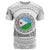 Djibouti Roots T Shirt Urban Streetwear with African Tribal Design & Patriotic Elements