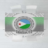 Djibouti Roots Tablecloth Urban Streetwear with African Tribal Design & Patriotic Elements