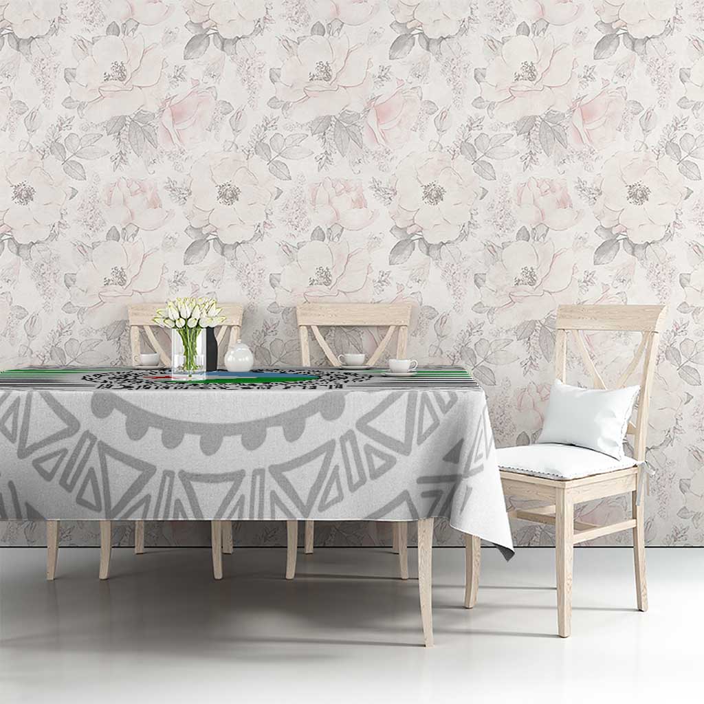 Djibouti Roots Tablecloth Urban Streetwear with African Tribal Design & Patriotic Elements