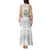 Djibouti Roots Tank Maxi Dress Urban Streetwear with African Tribal Design & Patriotic Elements