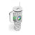 Djibouti Roots Tumbler With Handle Urban Streetwear with African Tribal Design & Patriotic Elements