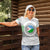 Djibouti Roots Women Polo Shirt Urban Streetwear with African Tribal Design & Patriotic Elements