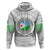 Djibouti Roots Zip Hoodie Urban Streetwear with African Tribal Design & Patriotic Elements