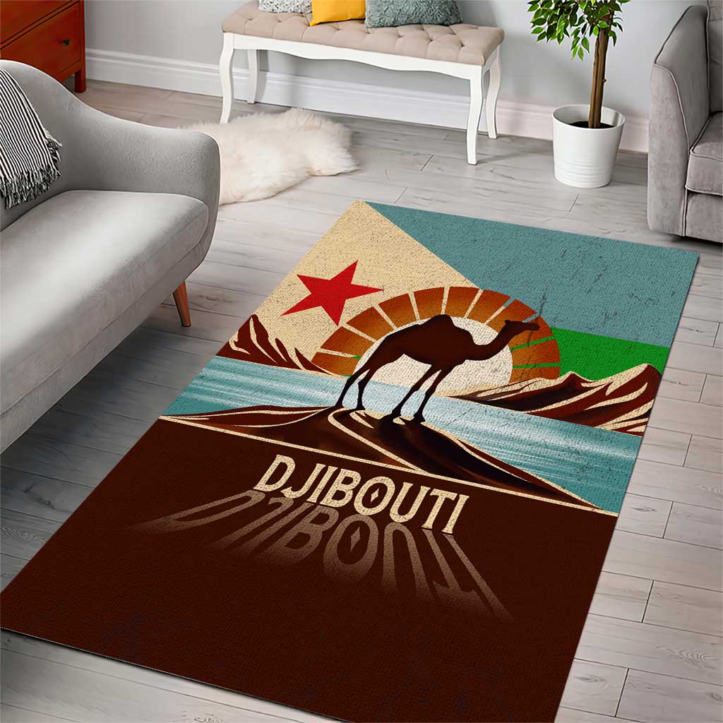 Echoes of Djibouti Area Rug Where Desert Meets Sea and Heritage Stands Tall