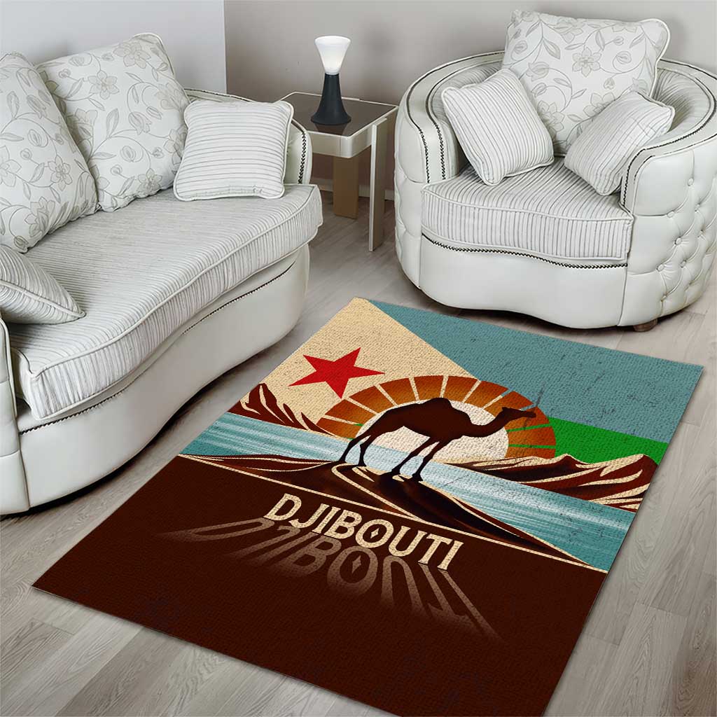 Echoes of Djibouti Area Rug Where Desert Meets Sea and Heritage Stands Tall