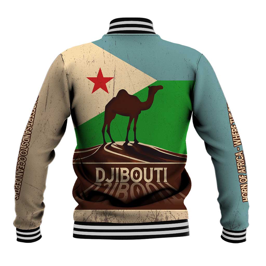 Echoes of Djibouti Baseball Jacket Where Desert Meets Sea and Heritage Stands Tall