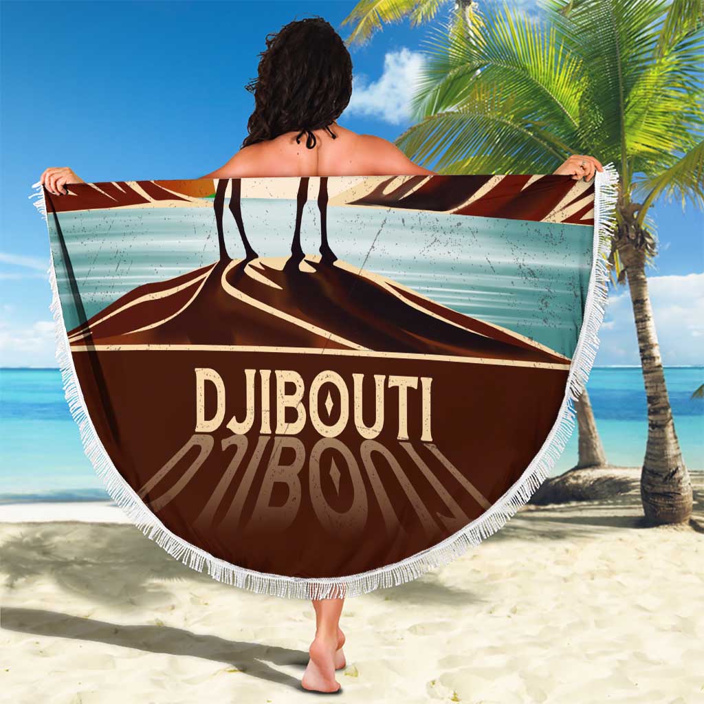 Echoes of Djibouti Beach Blanket Where Desert Meets Sea and Heritage Stands Tall