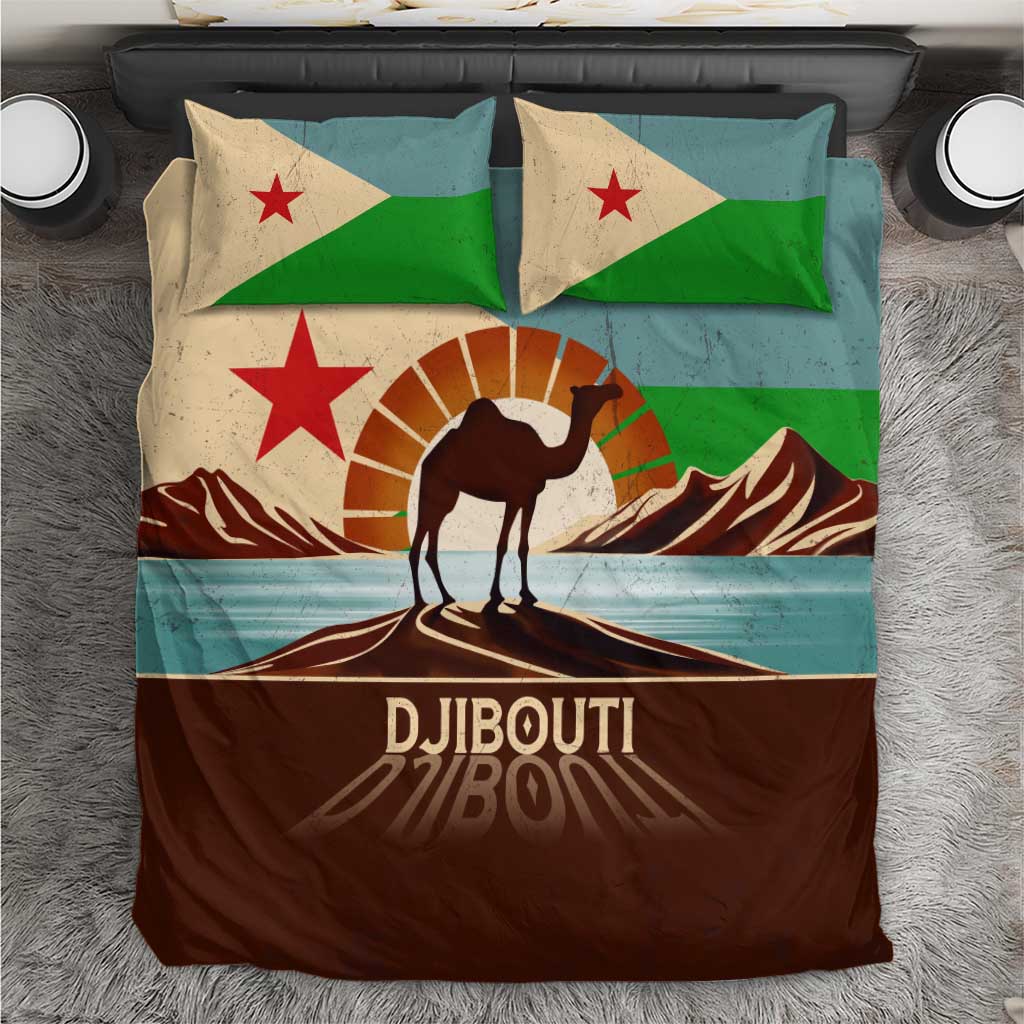 Echoes of Djibouti Bedding Set Where Desert Meets Sea and Heritage Stands Tall