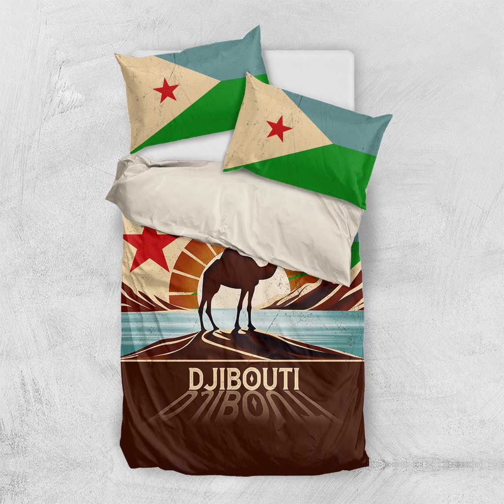 Echoes of Djibouti Bedding Set Where Desert Meets Sea and Heritage Stands Tall