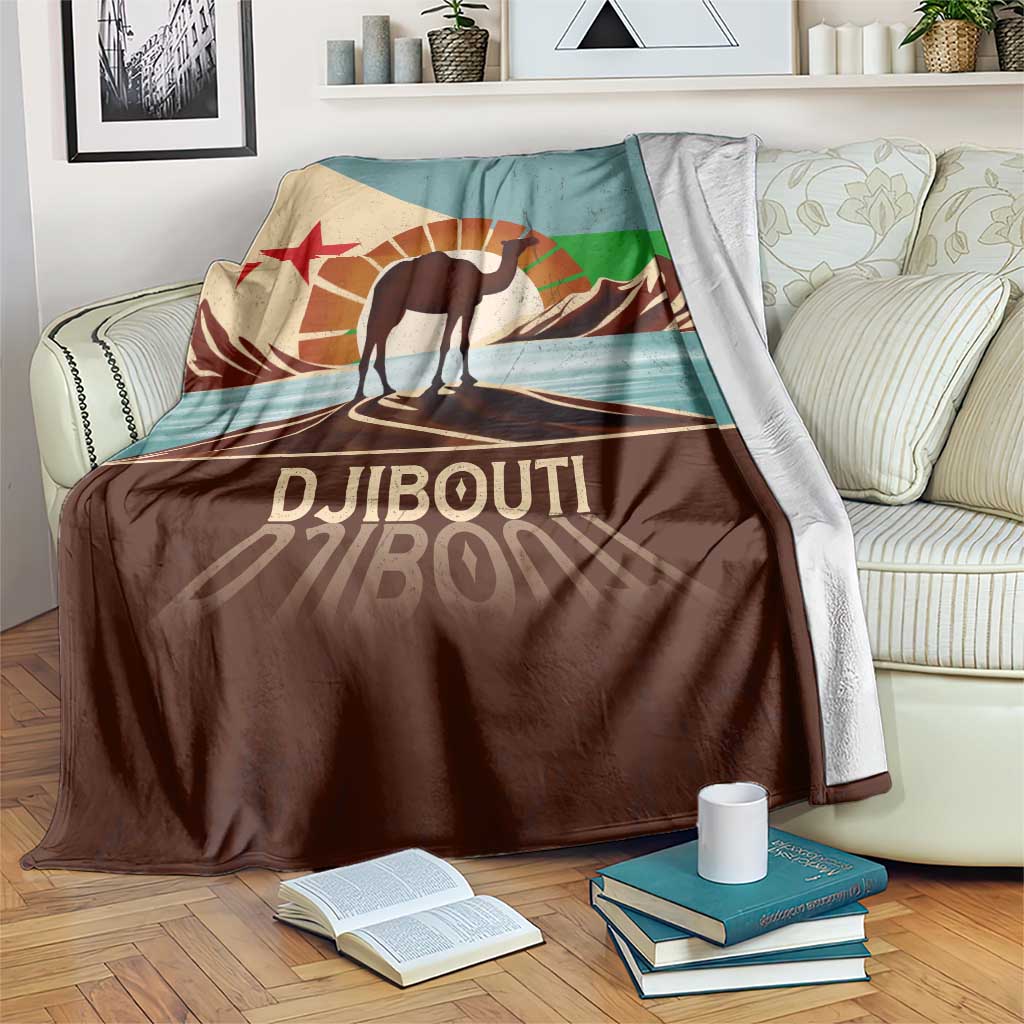 Echoes of Djibouti Blanket Where Desert Meets Sea and Heritage Stands Tall