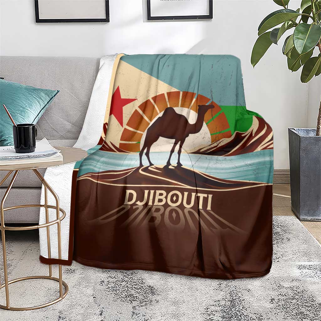 Echoes of Djibouti Blanket Where Desert Meets Sea and Heritage Stands Tall