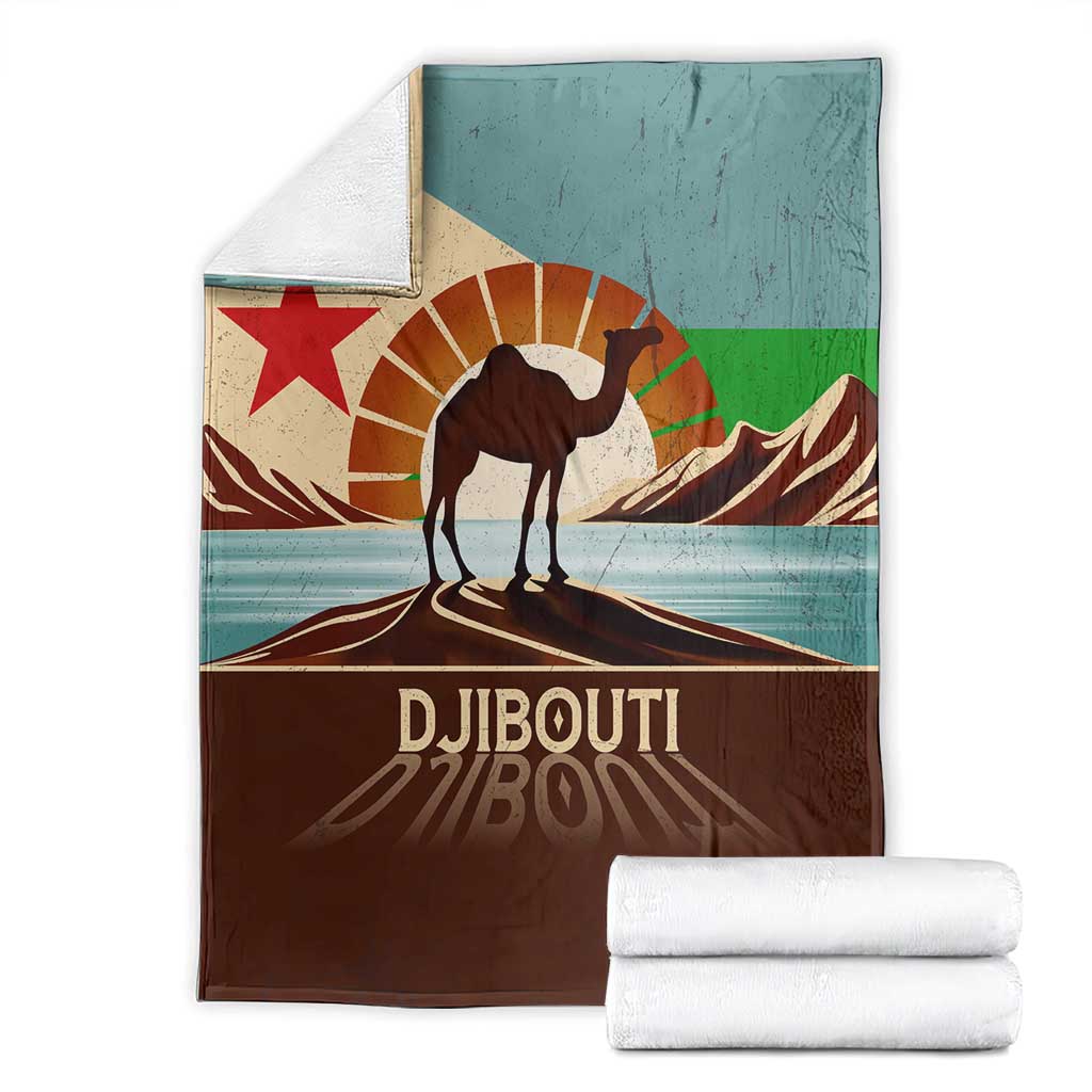 Echoes of Djibouti Blanket Where Desert Meets Sea and Heritage Stands Tall