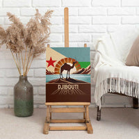 Echoes of Djibouti Canvas Wall Art Where Desert Meets Sea and Heritage Stands Tall