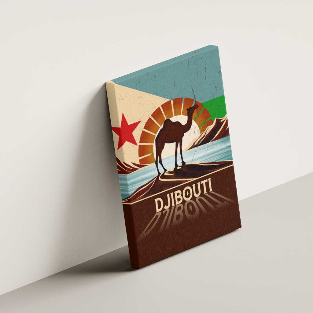 Echoes of Djibouti Canvas Wall Art Where Desert Meets Sea and Heritage Stands Tall