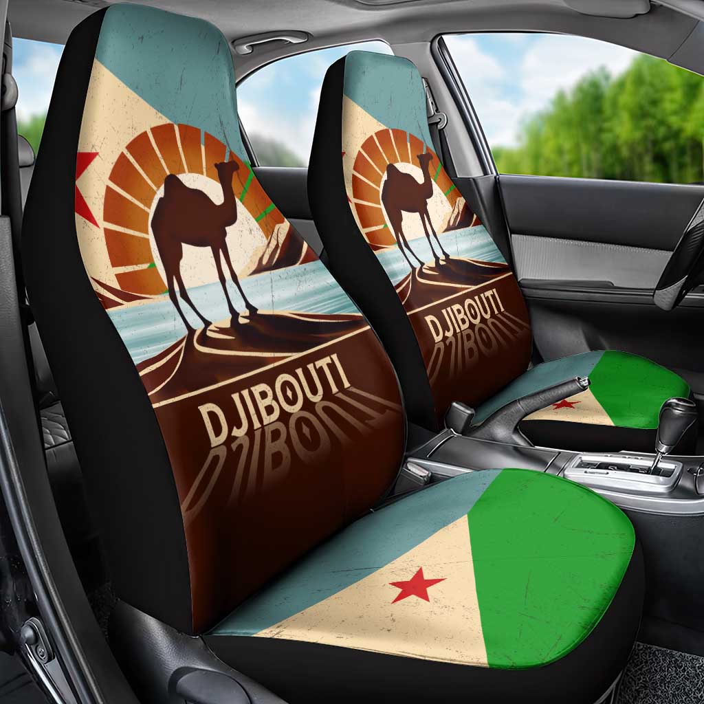 Echoes of Djibouti Car Seat Cover Where Desert Meets Sea and Heritage Stands Tall