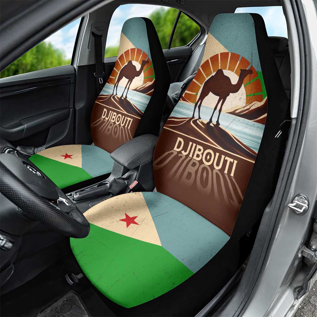Echoes of Djibouti Car Seat Cover Where Desert Meets Sea and Heritage Stands Tall