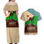 Echoes of Djibouti Couples Matching Off Shoulder Maxi Dress and Hawaiian Shirt Where Desert Meets Sea and Heritage Stands Tall