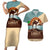 Echoes of Djibouti Couples Matching Short Sleeve Bodycon Dress and Hawaiian Shirt Where Desert Meets Sea and Heritage Stands Tall