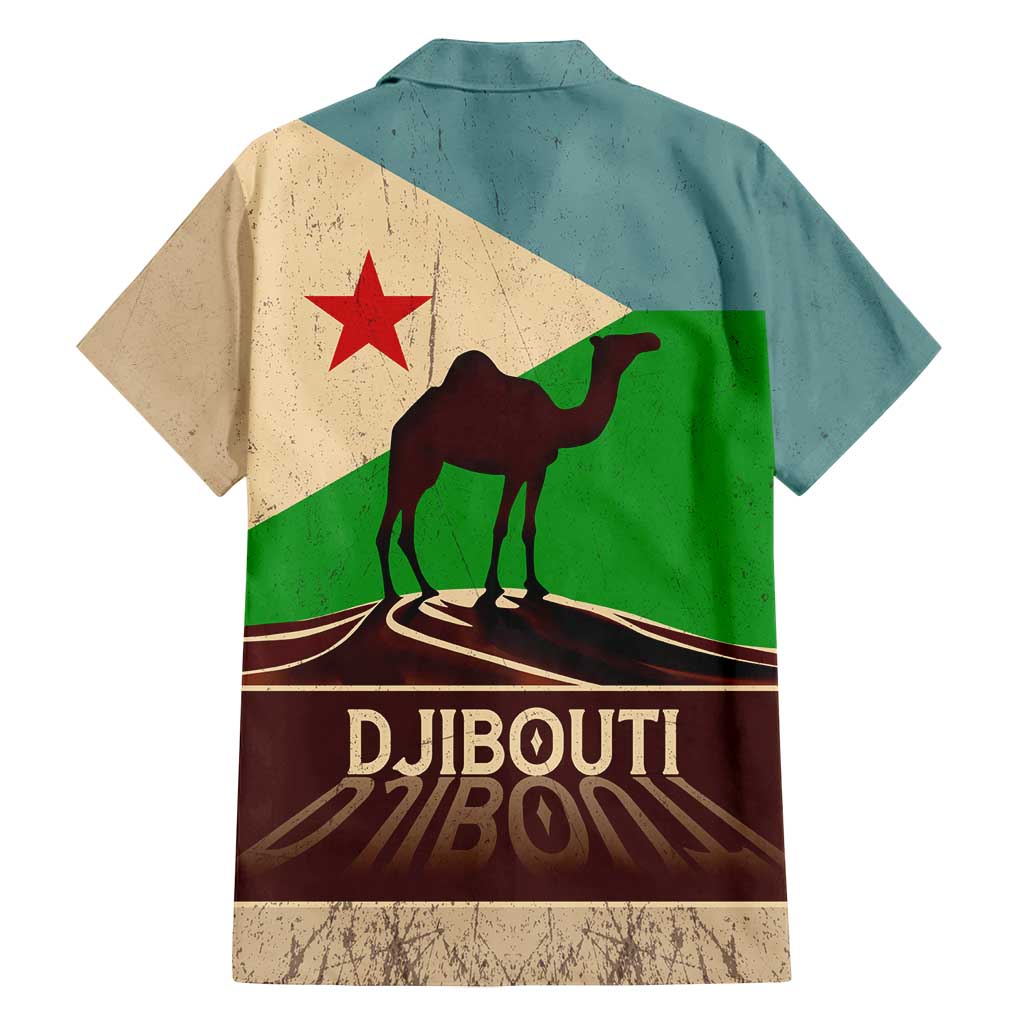 Echoes of Djibouti Family Matching Puletasi and Hawaiian Shirt Where Desert Meets Sea and Heritage Stands Tall