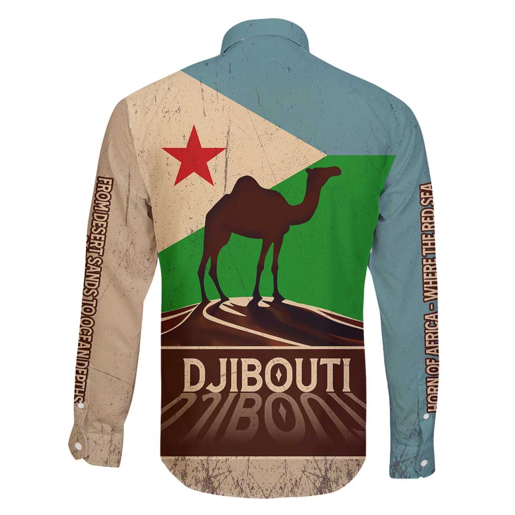 Echoes of Djibouti Family Matching Puletasi and Hawaiian Shirt Where Desert Meets Sea and Heritage Stands Tall
