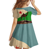 Echoes of Djibouti Family Matching Short Sleeve Bodycon Dress and Hawaiian Shirt Where Desert Meets Sea and Heritage Stands Tall