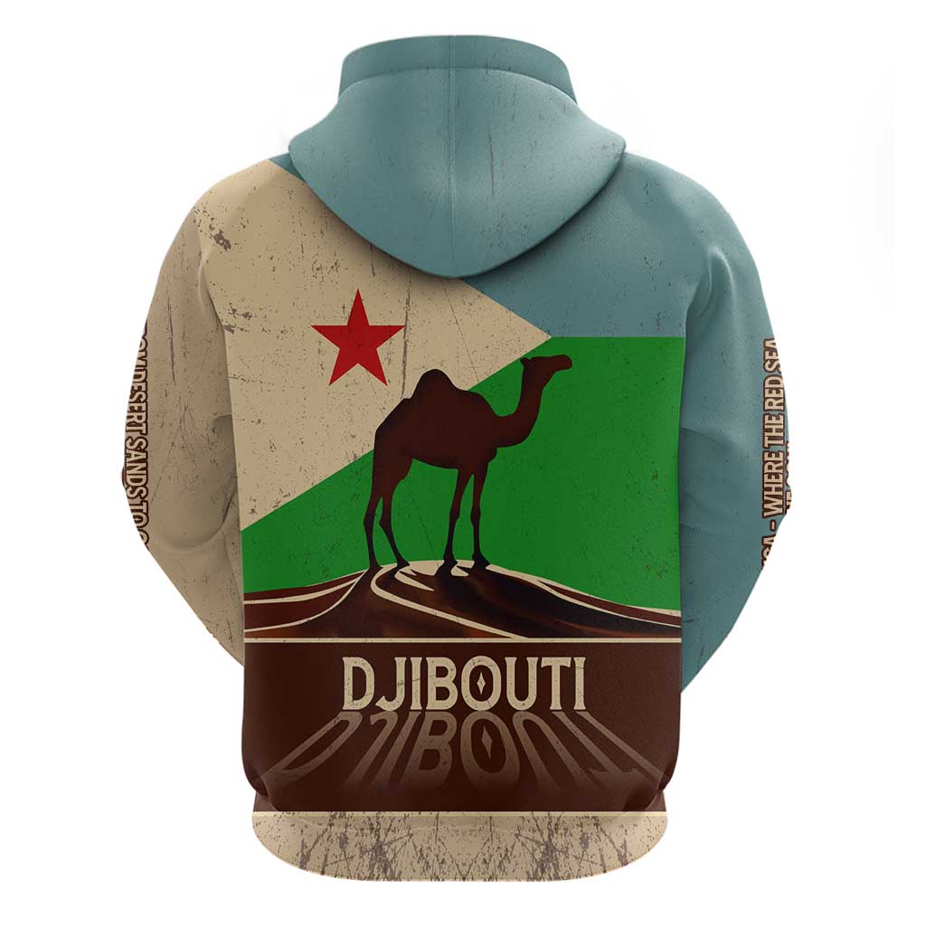 Echoes of Djibouti Hoodie Where Desert Meets Sea and Heritage Stands Tall