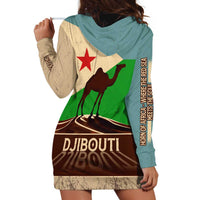 Echoes of Djibouti Hoodie Dress Where Desert Meets Sea and Heritage Stands Tall