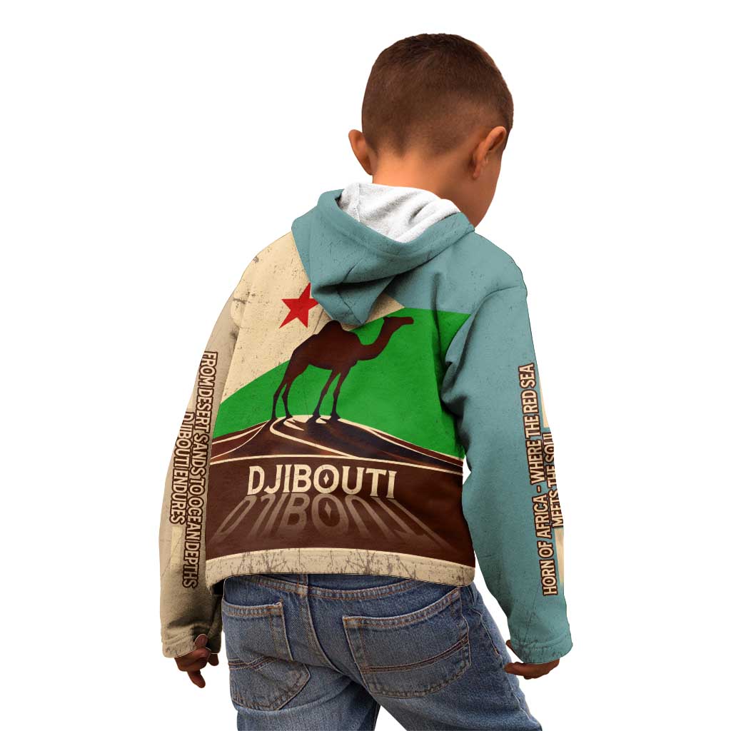 Echoes of Djibouti Kid Hoodie Where Desert Meets Sea and Heritage Stands Tall