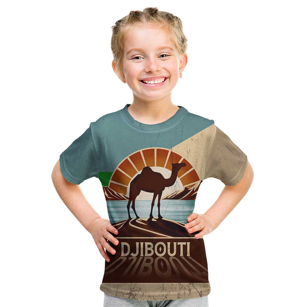 Echoes of Djibouti Kid T Shirt Where Desert Meets Sea and Heritage Stands Tall