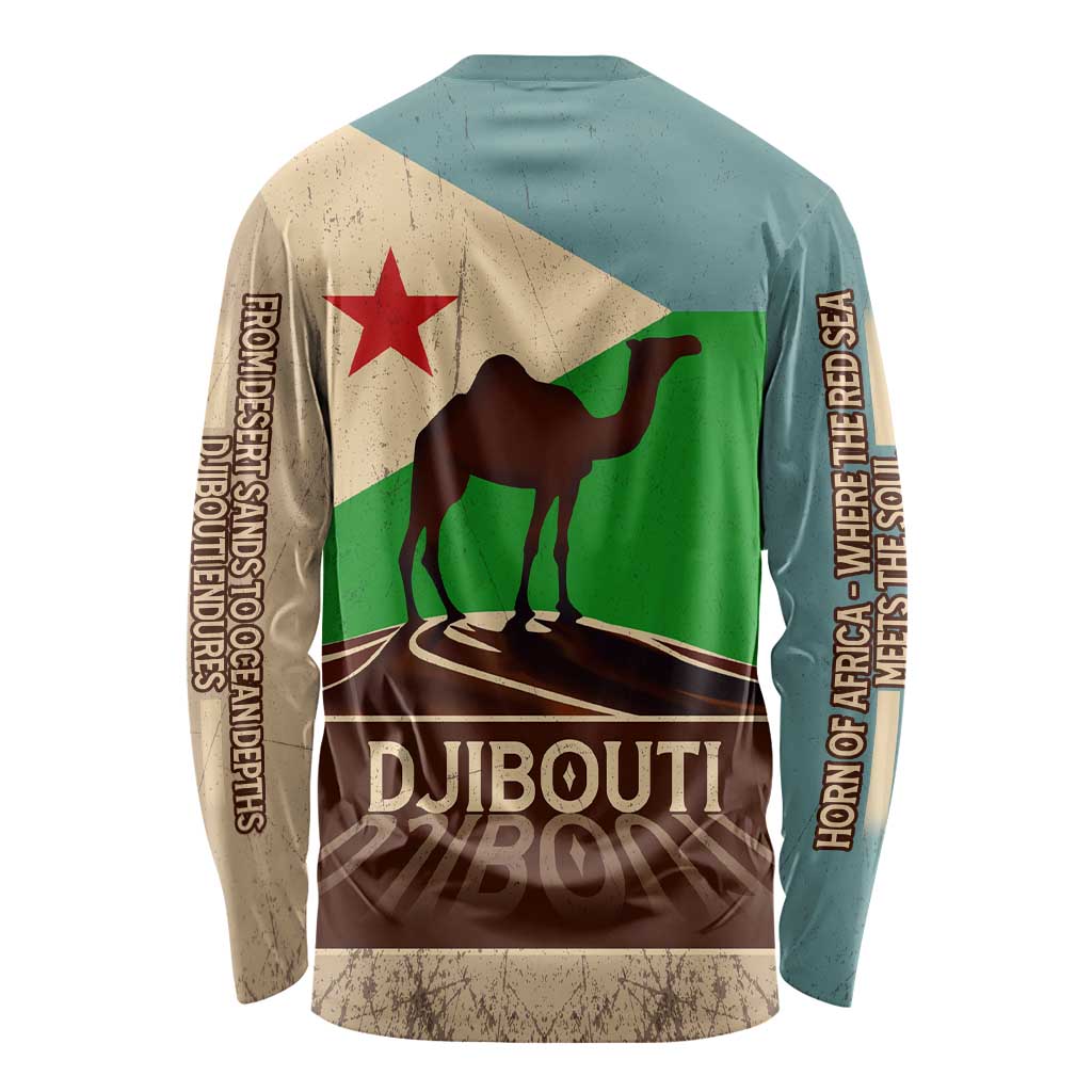 Echoes of Djibouti Long Sleeve Shirt Where Desert Meets Sea and Heritage Stands Tall