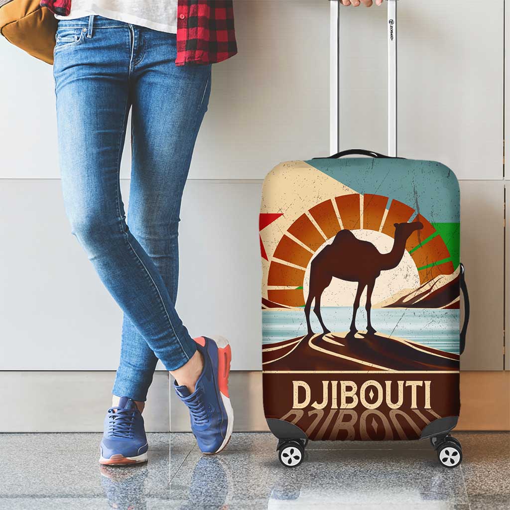 Echoes of Djibouti Luggage Cover Where Desert Meets Sea and Heritage Stands Tall