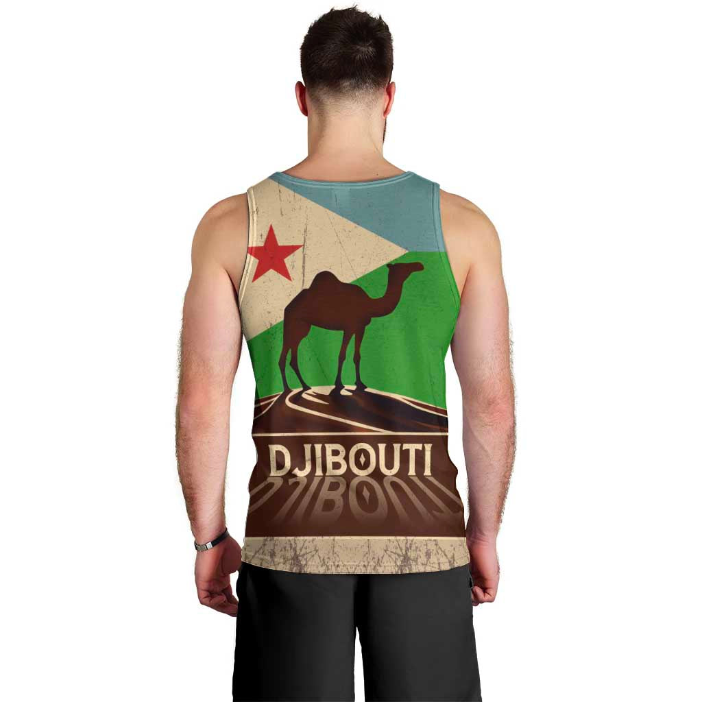 Echoes of Djibouti Men Tank Top Where Desert Meets Sea and Heritage Stands Tall