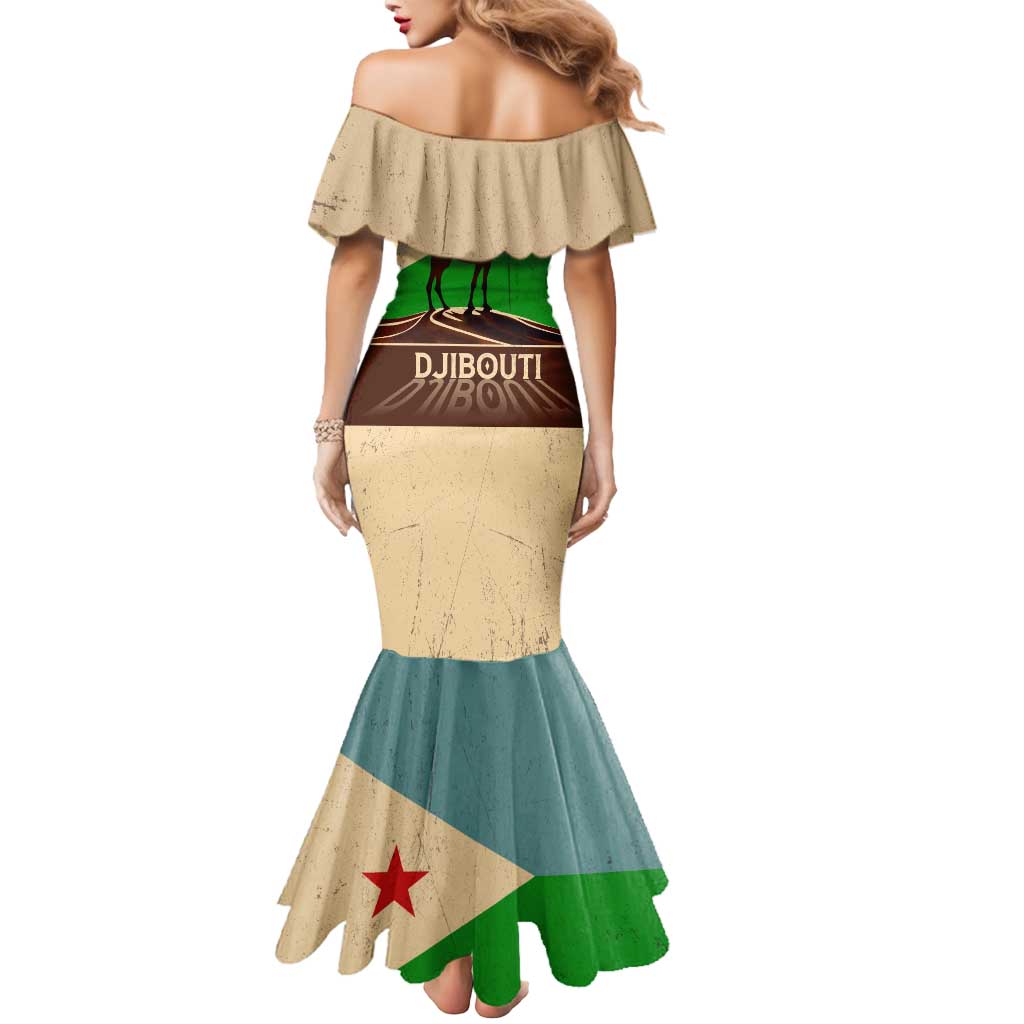 Echoes of Djibouti Mermaid Dress Where Desert Meets Sea and Heritage Stands Tall