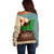 Echoes of Djibouti Off Shoulder Sweater Where Desert Meets Sea and Heritage Stands Tall