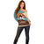 Echoes of Djibouti Off Shoulder Sweater Where Desert Meets Sea and Heritage Stands Tall