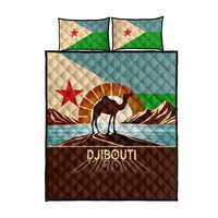 Echoes of Djibouti Quilt Bed Set Where Desert Meets Sea and Heritage Stands Tall