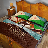 Echoes of Djibouti Quilt Bed Set Where Desert Meets Sea and Heritage Stands Tall