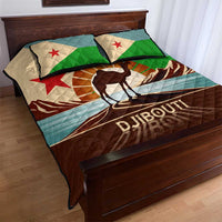 Echoes of Djibouti Quilt Bed Set Where Desert Meets Sea and Heritage Stands Tall